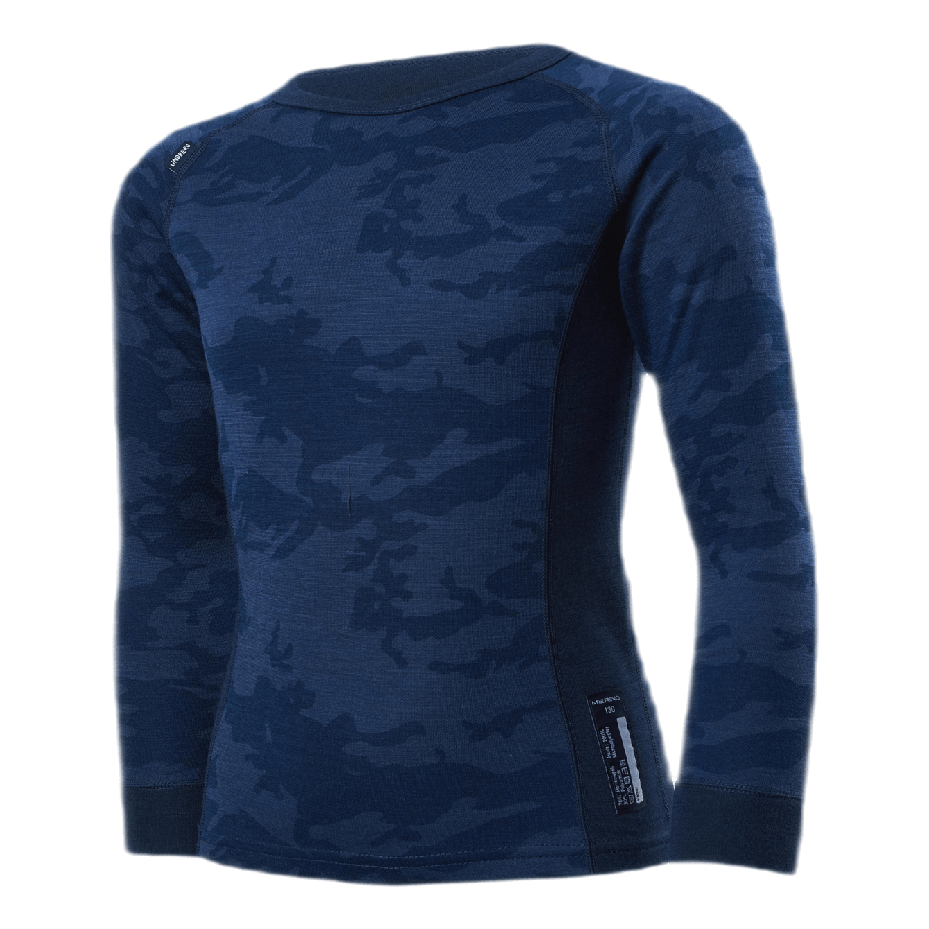 Print Merino Set Blue