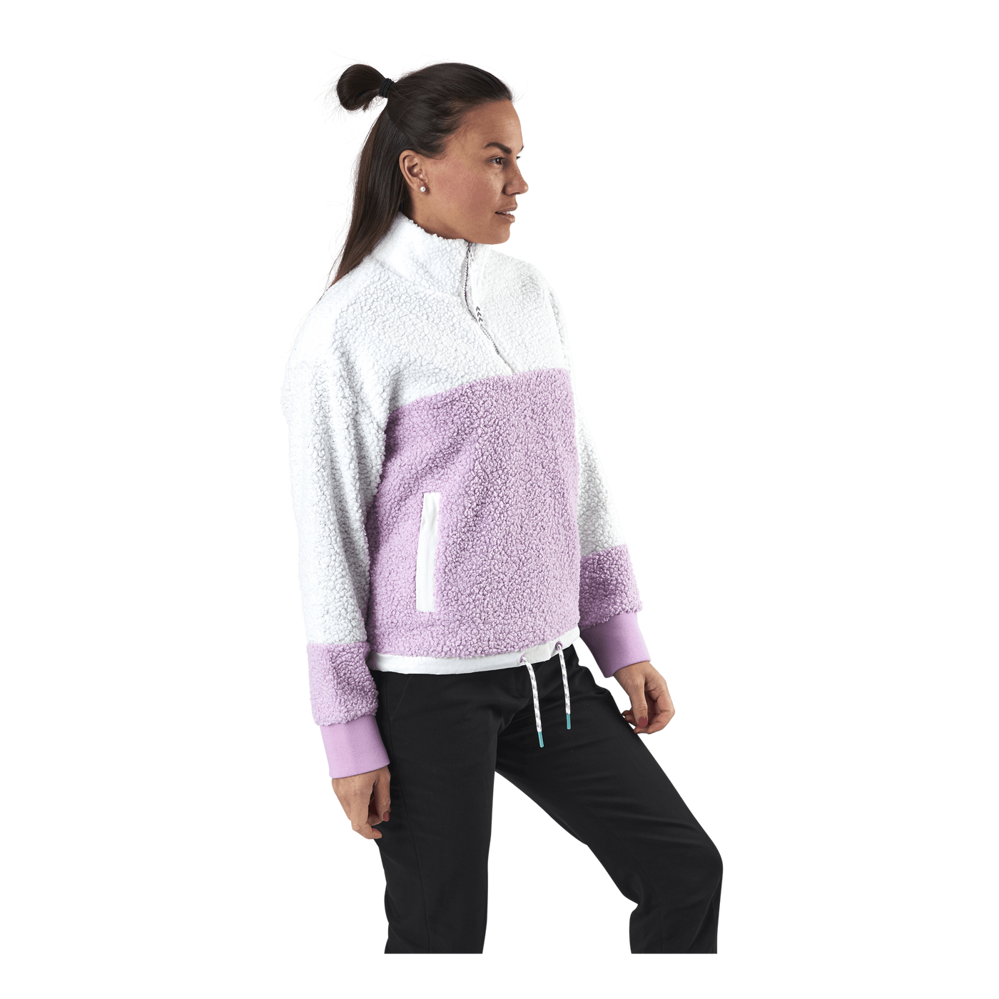 Larosa H/Z Sherpa Fleece Pink/White