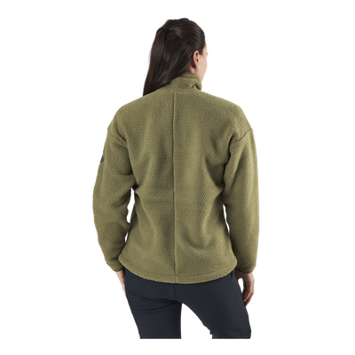 Snowshelter Teddy Half Zip Green