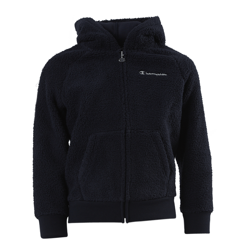Hooded Full Zip Top Junior Blue Champion Runforest