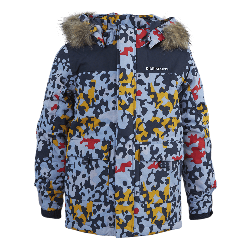 Polarbjörnen Printed Parka Blue/Patterned