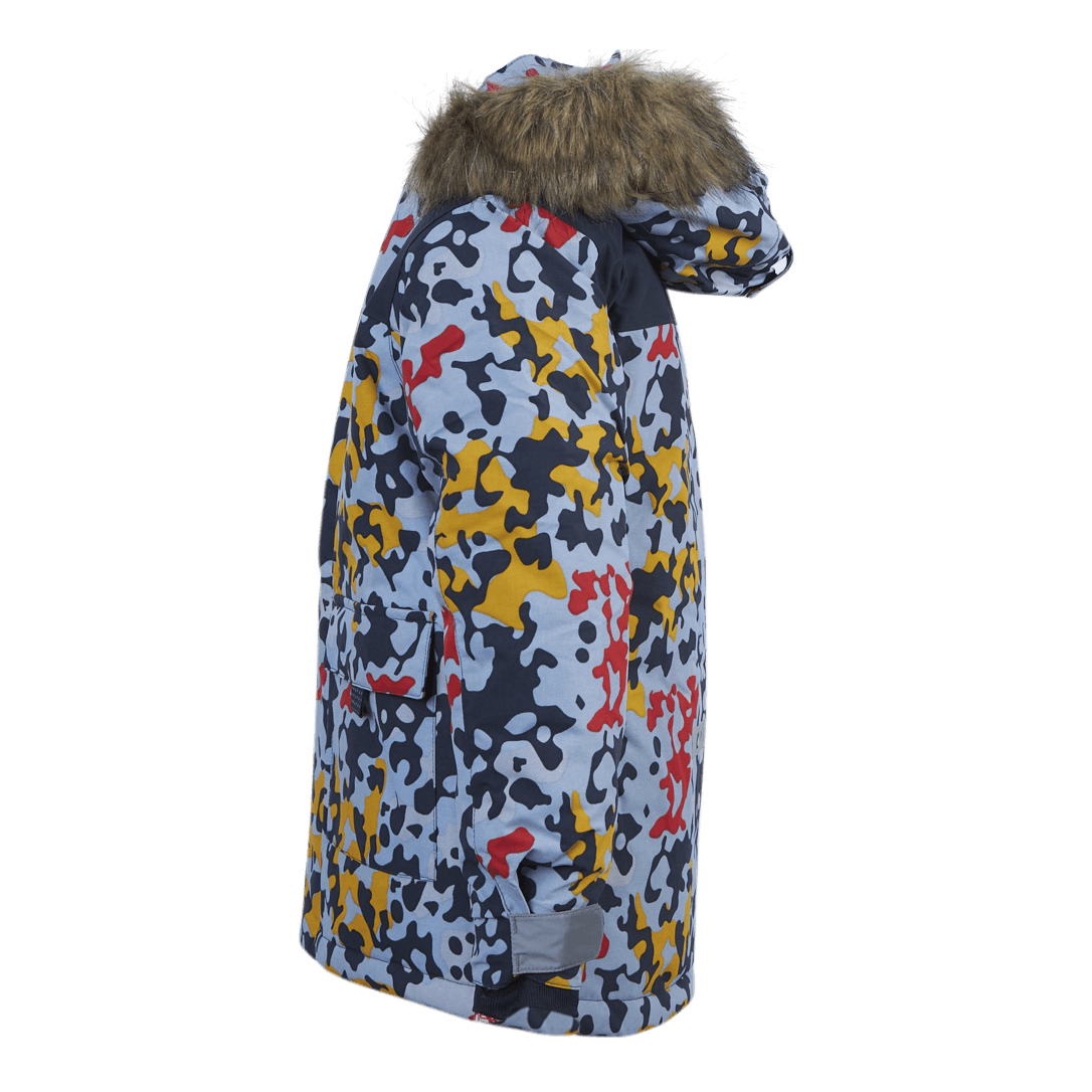 Polarbjörnen Printed Parka Blue/Patterned
