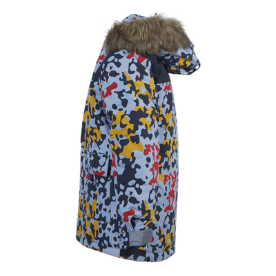 Polarbjörnen Printed Parka Blue/Patterned