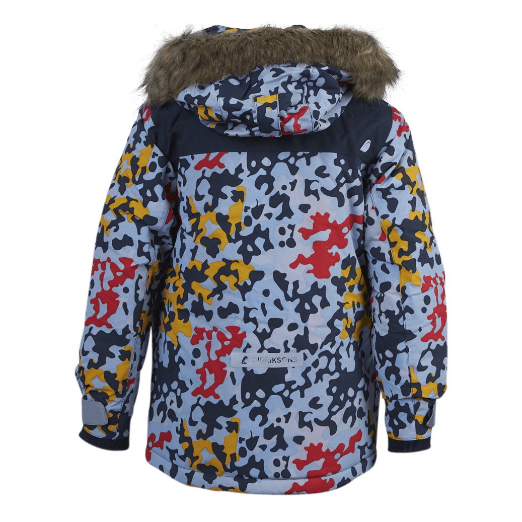 Polarbjörnen Printed Parka Blue/Patterned