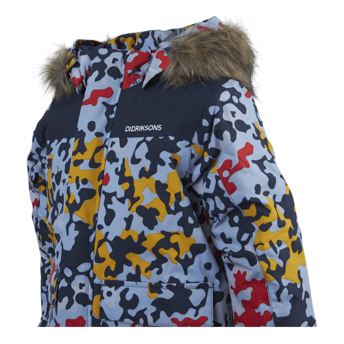Polarbjörnen Printed Parka Blue/Patterned