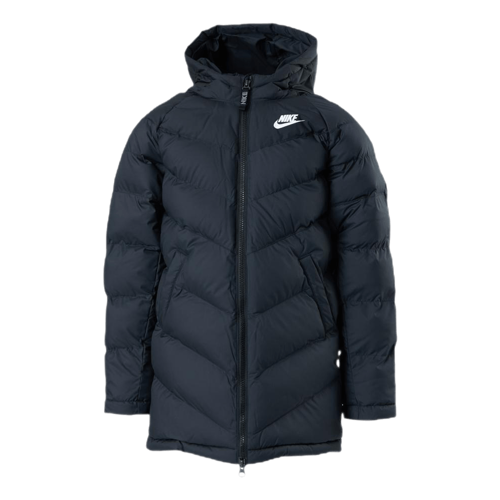 Jr Long Coach Jacket Black