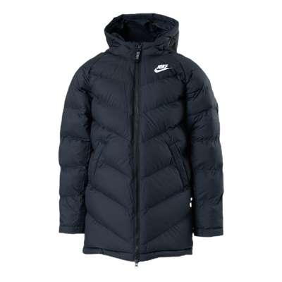 Jr Long Coach Jacket Black