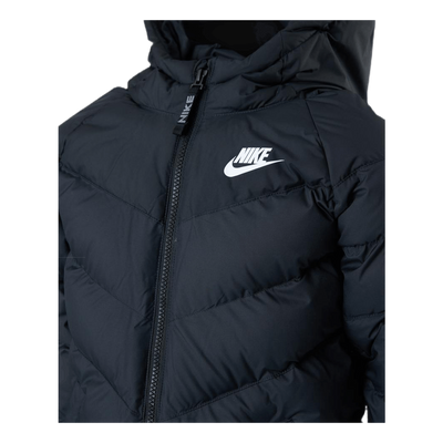 Jr Long Coach Jacket Black