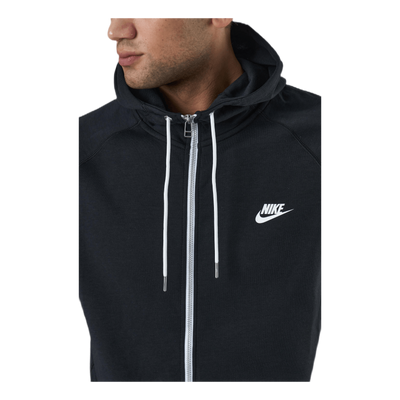 Modern Hoodie Fz Flc Black