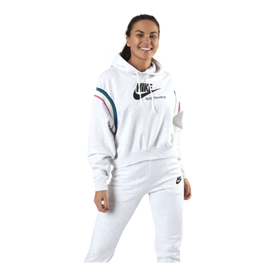 Womens Nsw Heritage Hoodie Birch Heather/Black