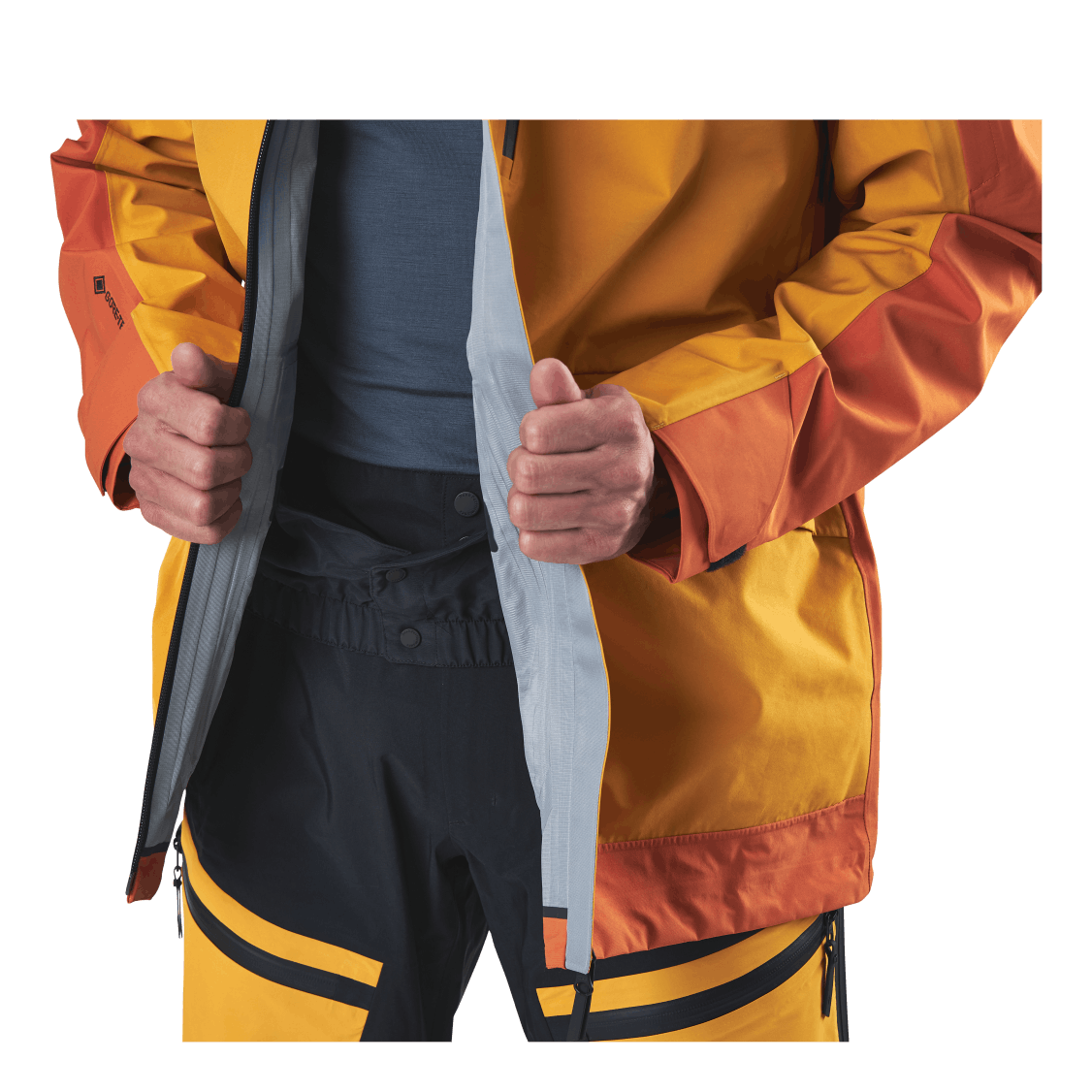 Vertical 3L Jacket Orange