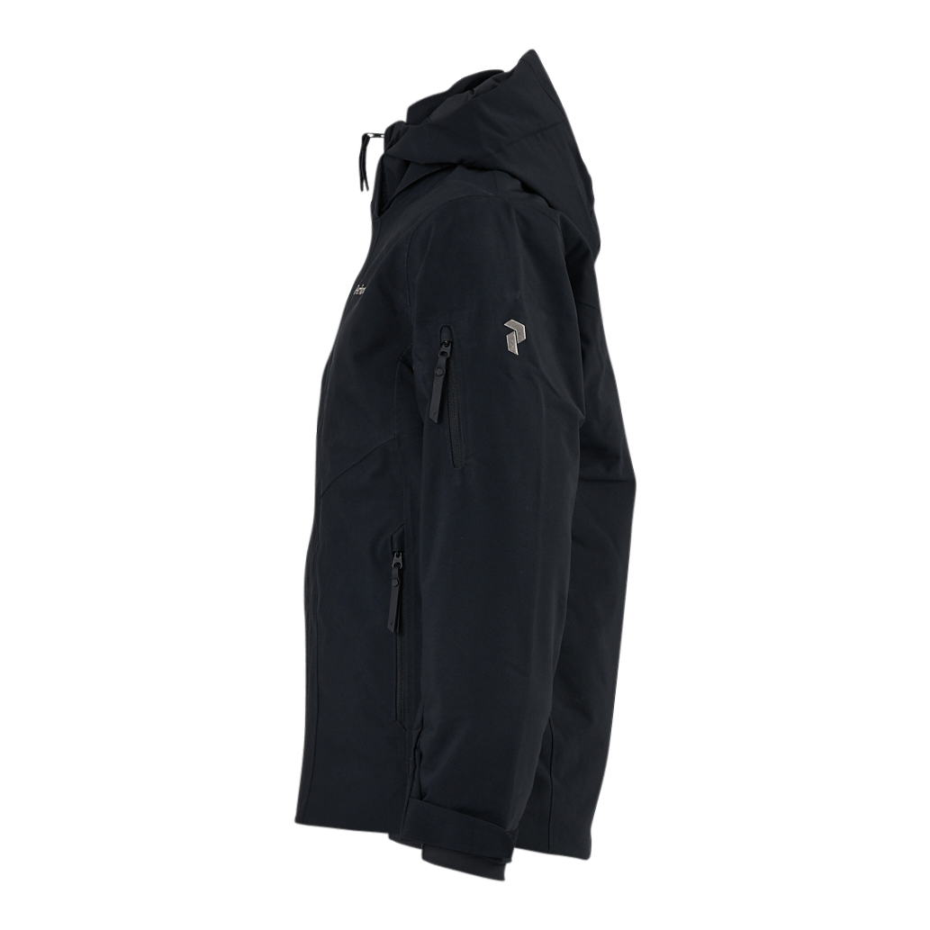 Junior Maroon Jacket Black