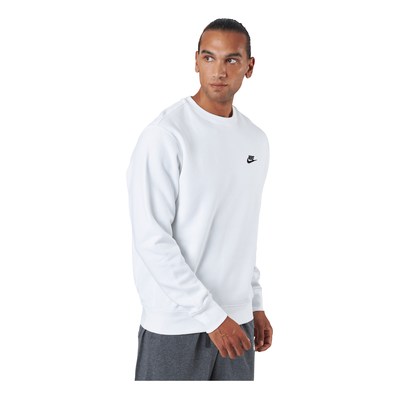 Sportswear Club Fleece Crew WHITE/BLACK