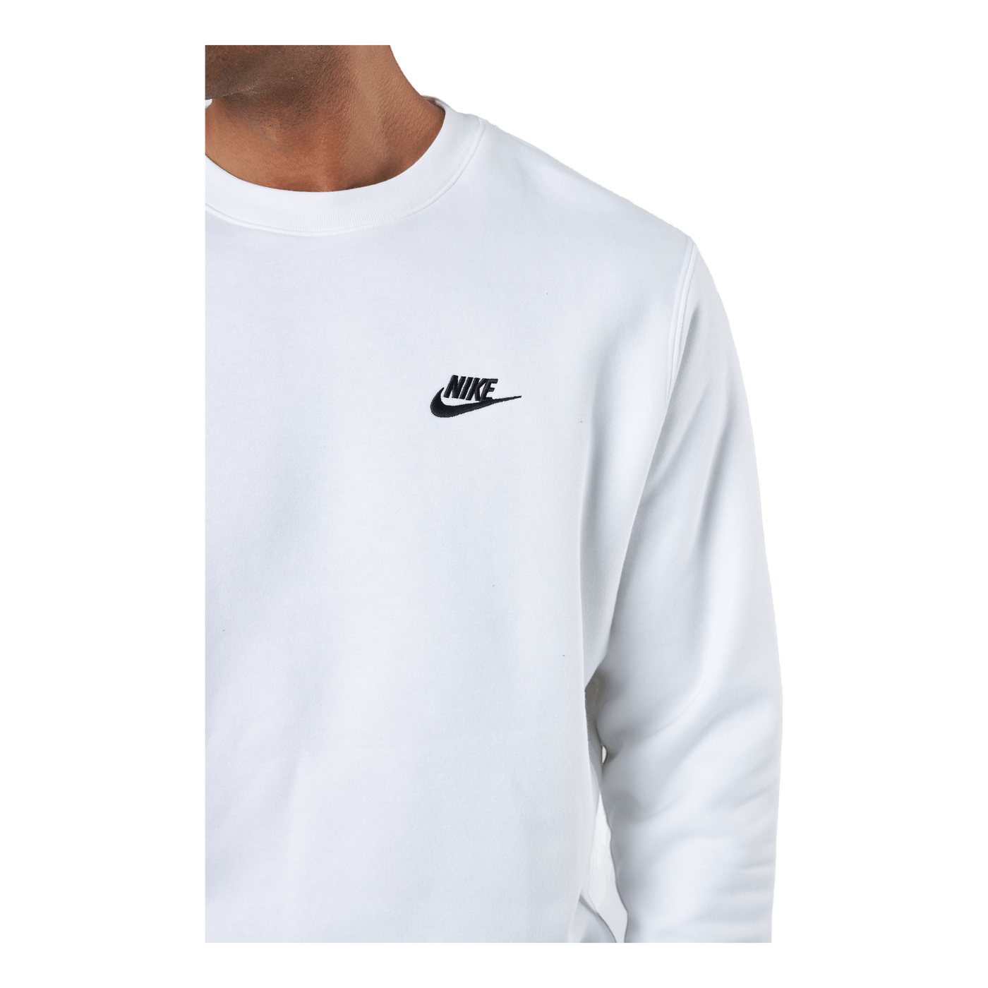 Sportswear Club Fleece Crew WHITE/BLACK