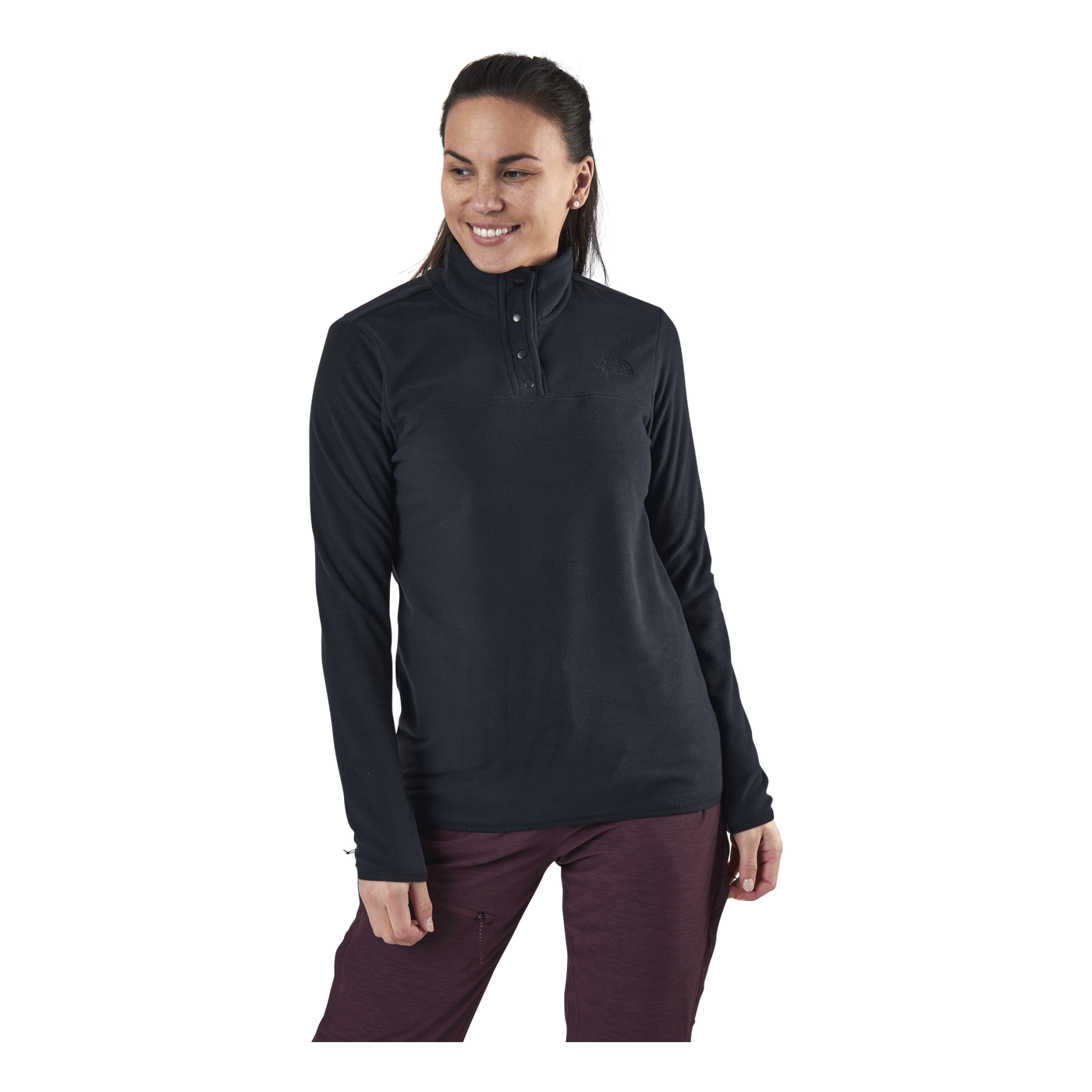 TKA Glacier Snap-Neck Pullover Black