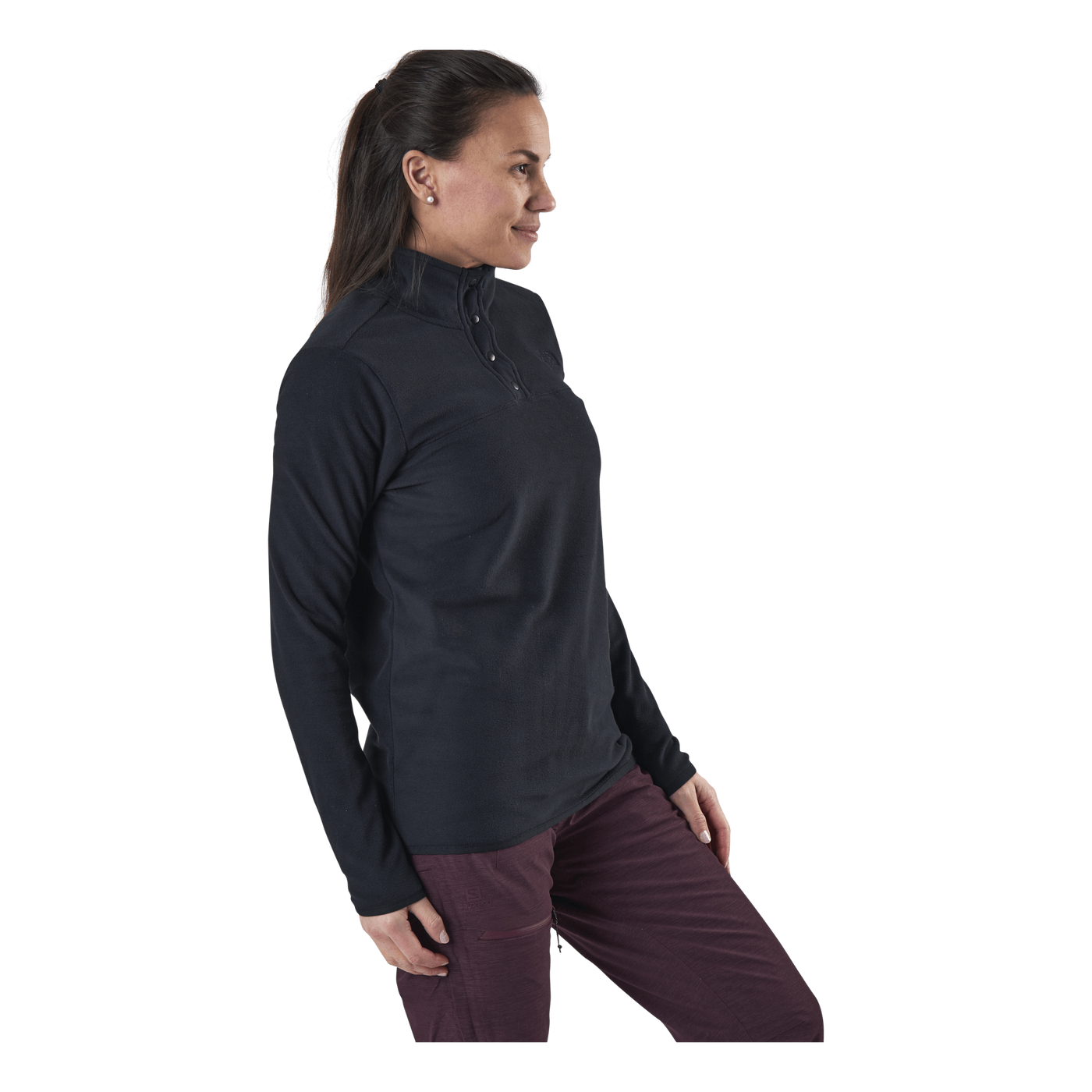 TKA Glacier Snap-Neck Pullover Black