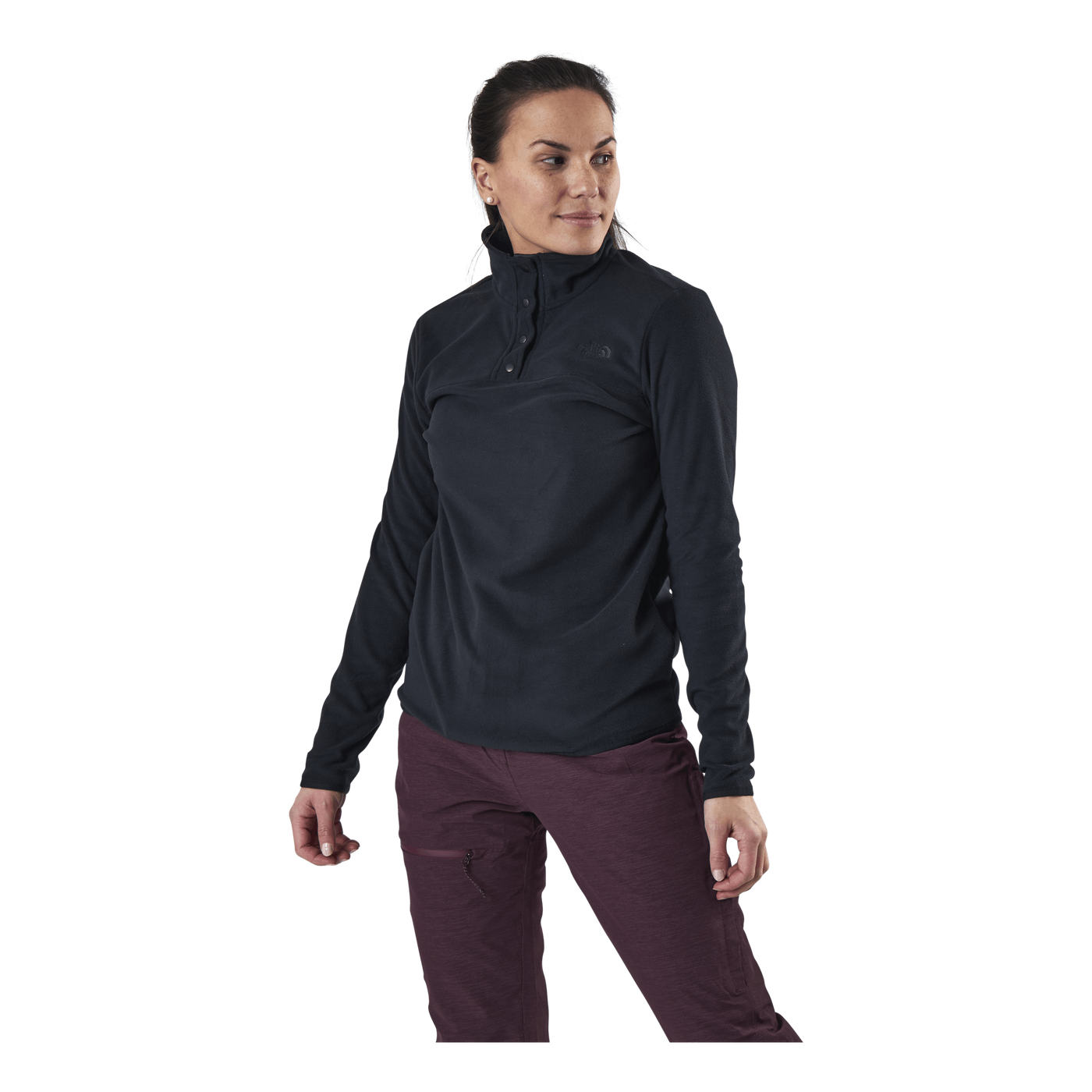 TKA Glacier Snap-Neck Pullover Black