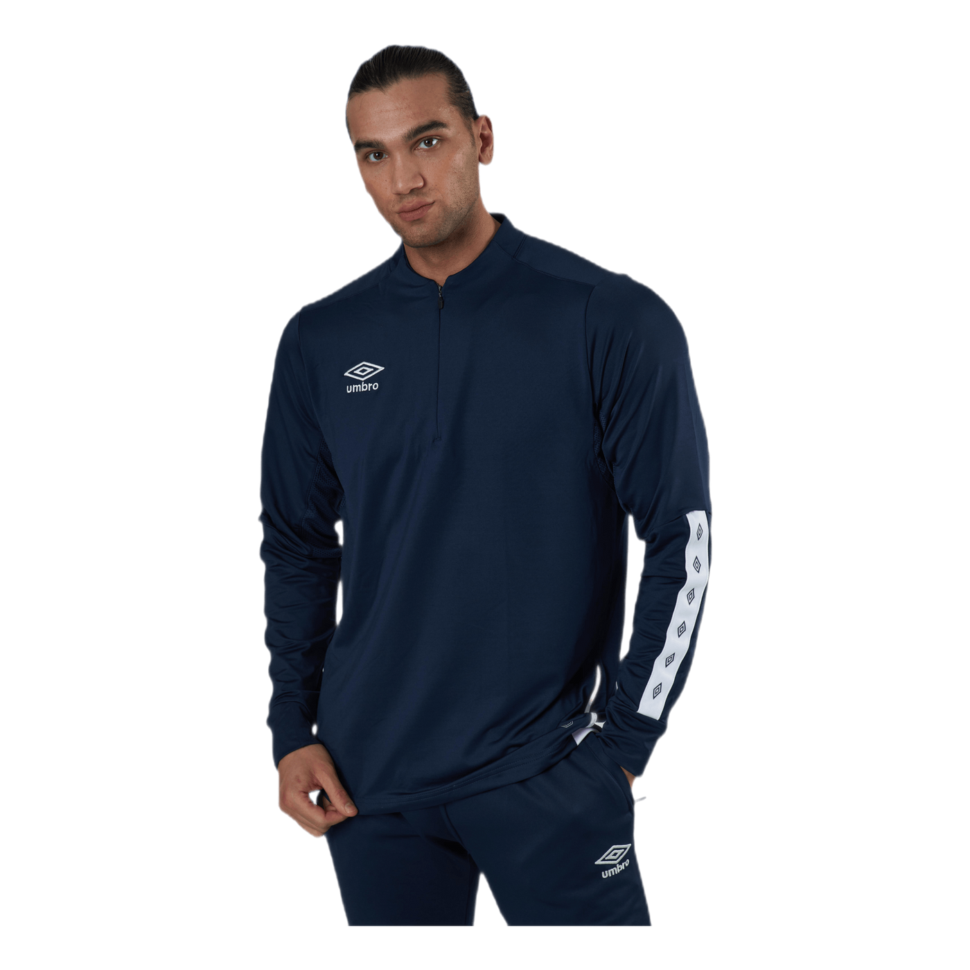 UX Elite Halfzip Top Blue/White