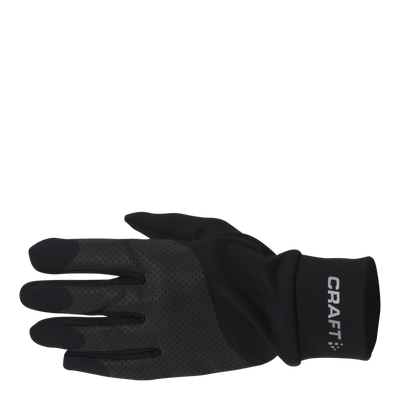 Lumen Fleece Glove Black