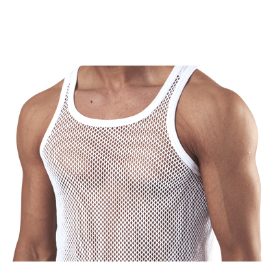 Net Singlet Organic Cotton 2-pack White
