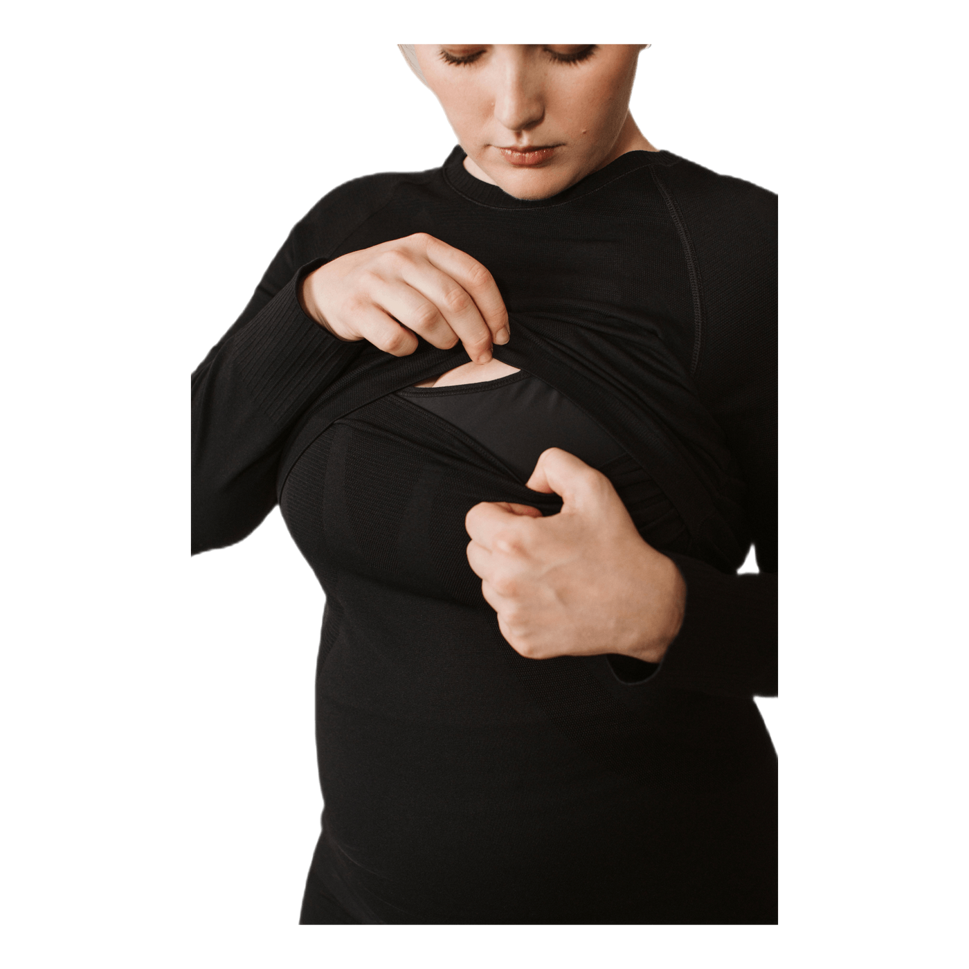 Sports Top l/s Black