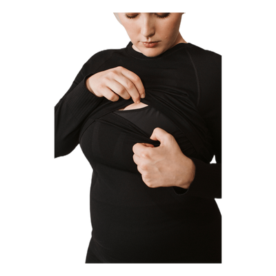 Sports Top l/s Black