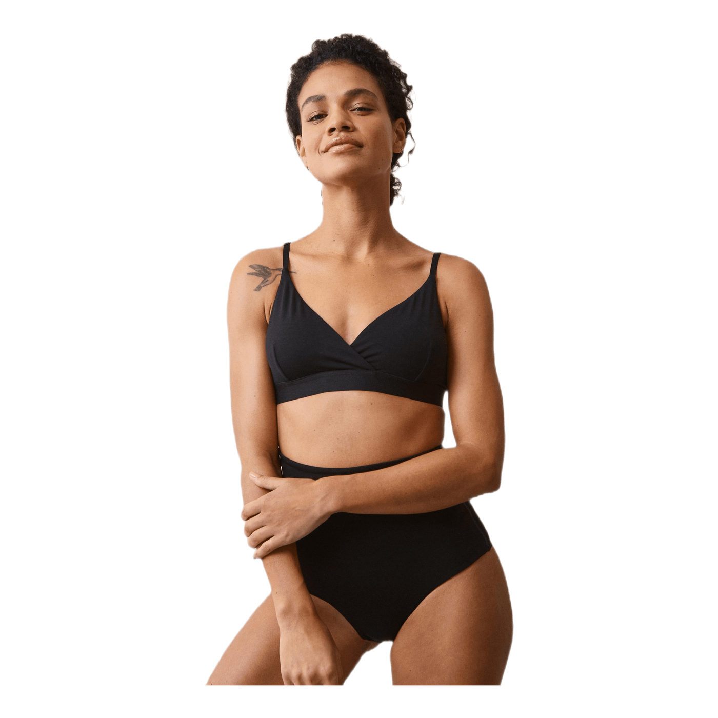 The Go-To triangle bra Black