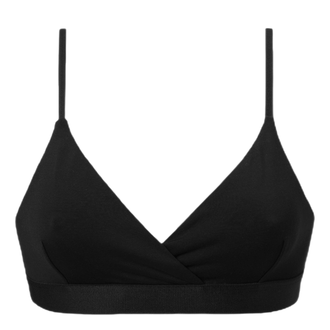 The Go-To triangle bra Black