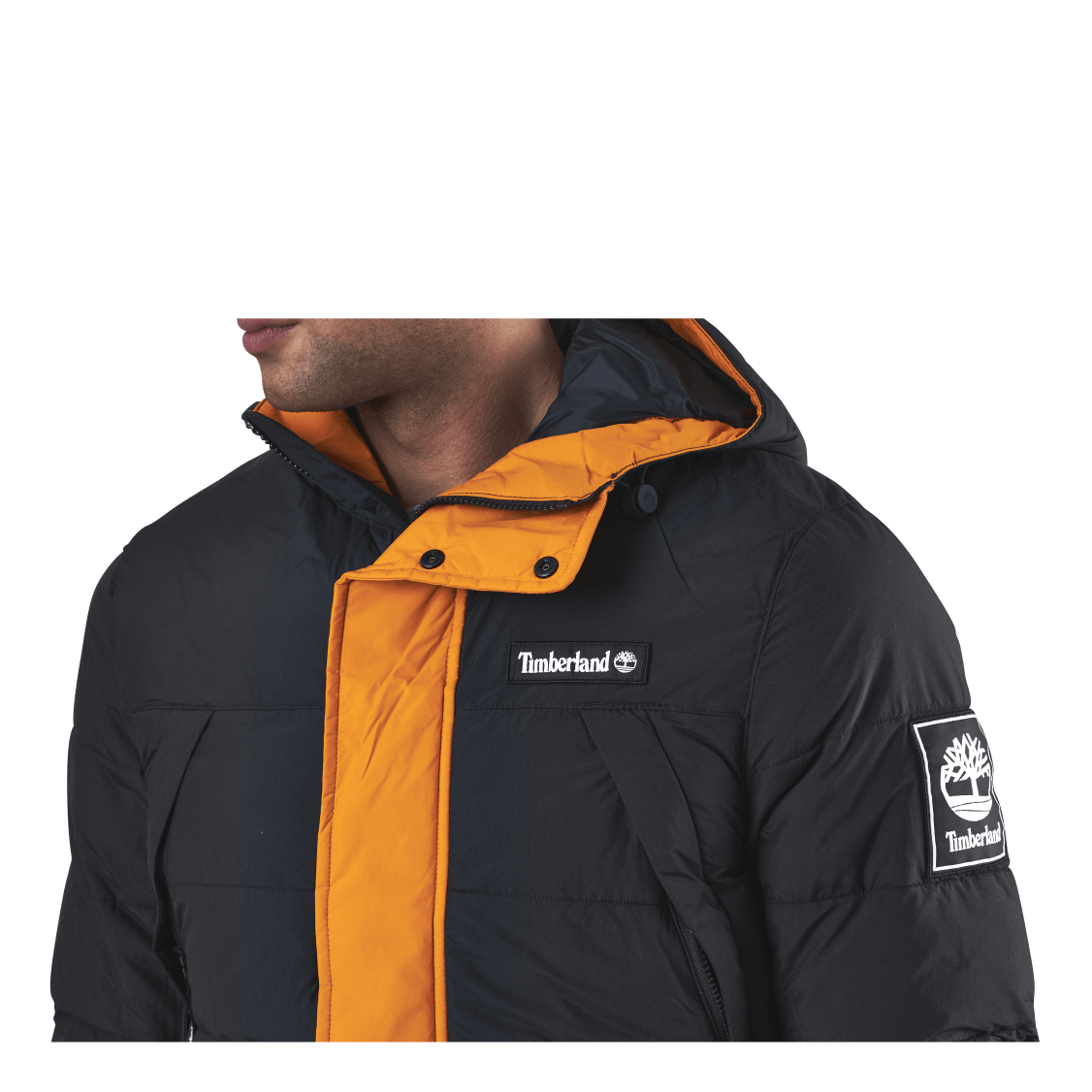 Yc Archive Puffer Jacket Orange/Black