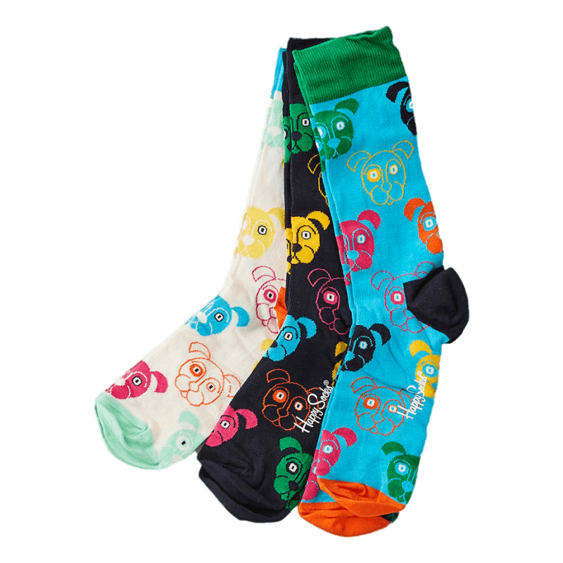 Mixed Dog 3-Pack Gift Box Patterned