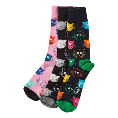 Mixed Cat 3-Pack Gift Box Patterned