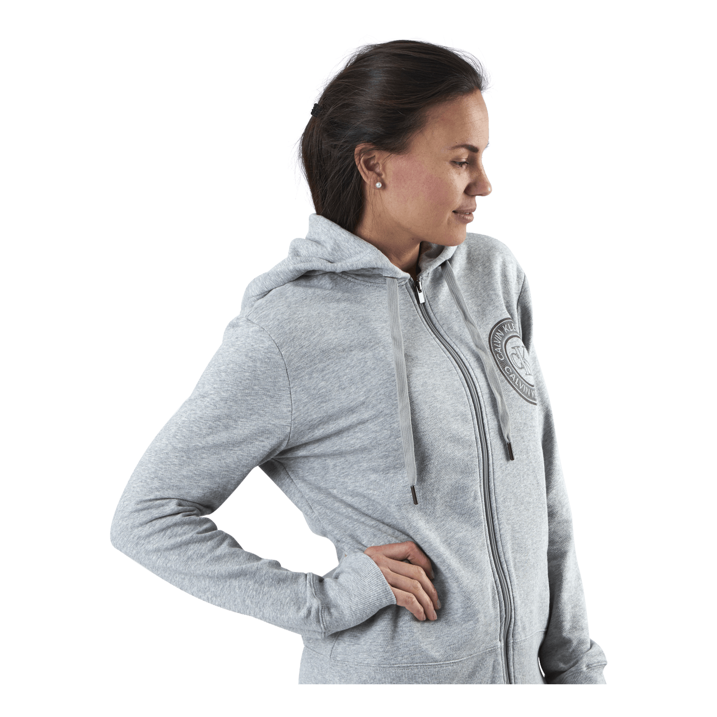 Full Zip Hoodie Grey