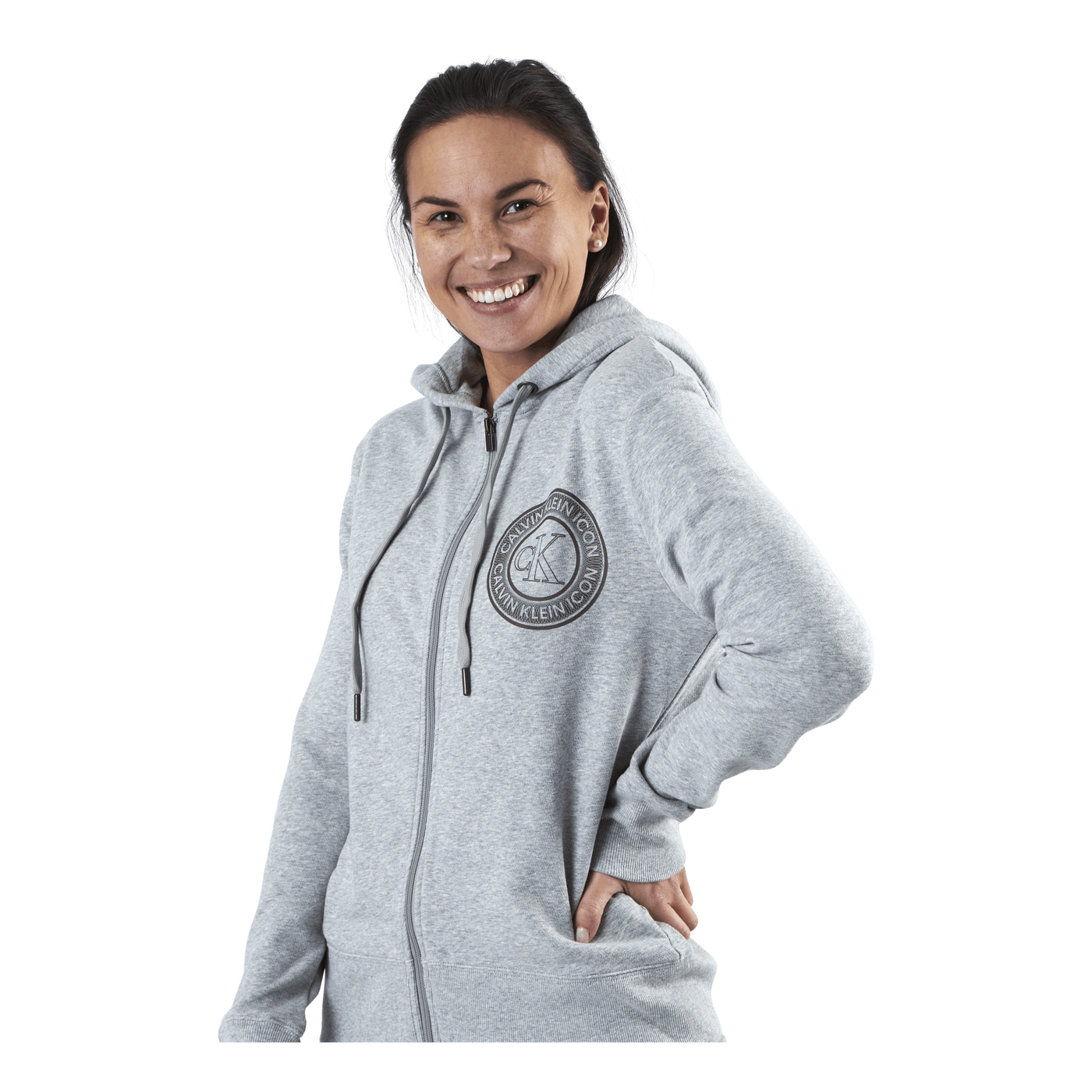 Full Zip Hoodie Grey