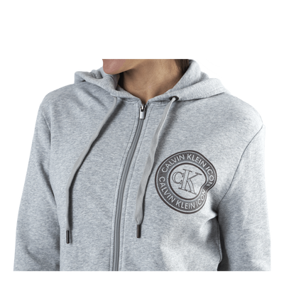 Full Zip Hoodie Grey