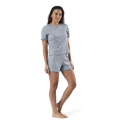 Sara Rib Pyjama Set Grey