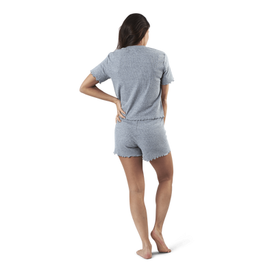 Sara Rib Pyjama Set Grey