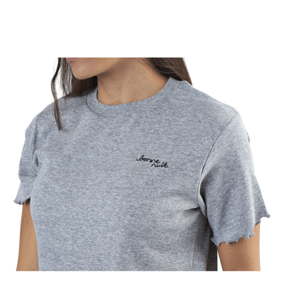 Sara Rib Pyjama Set Grey