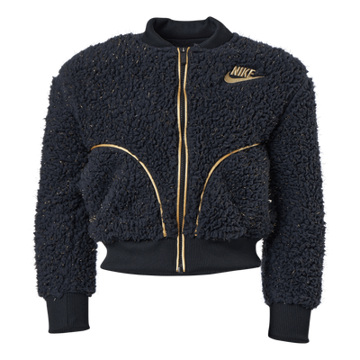 NSW Sherpa Shine Bomber Junior Black