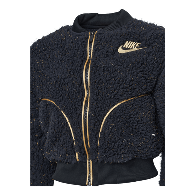 NSW Sherpa Shine Bomber Junior Black