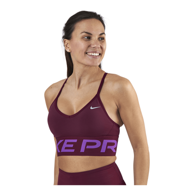 Indy Pro Long Line Bra Silver/Red