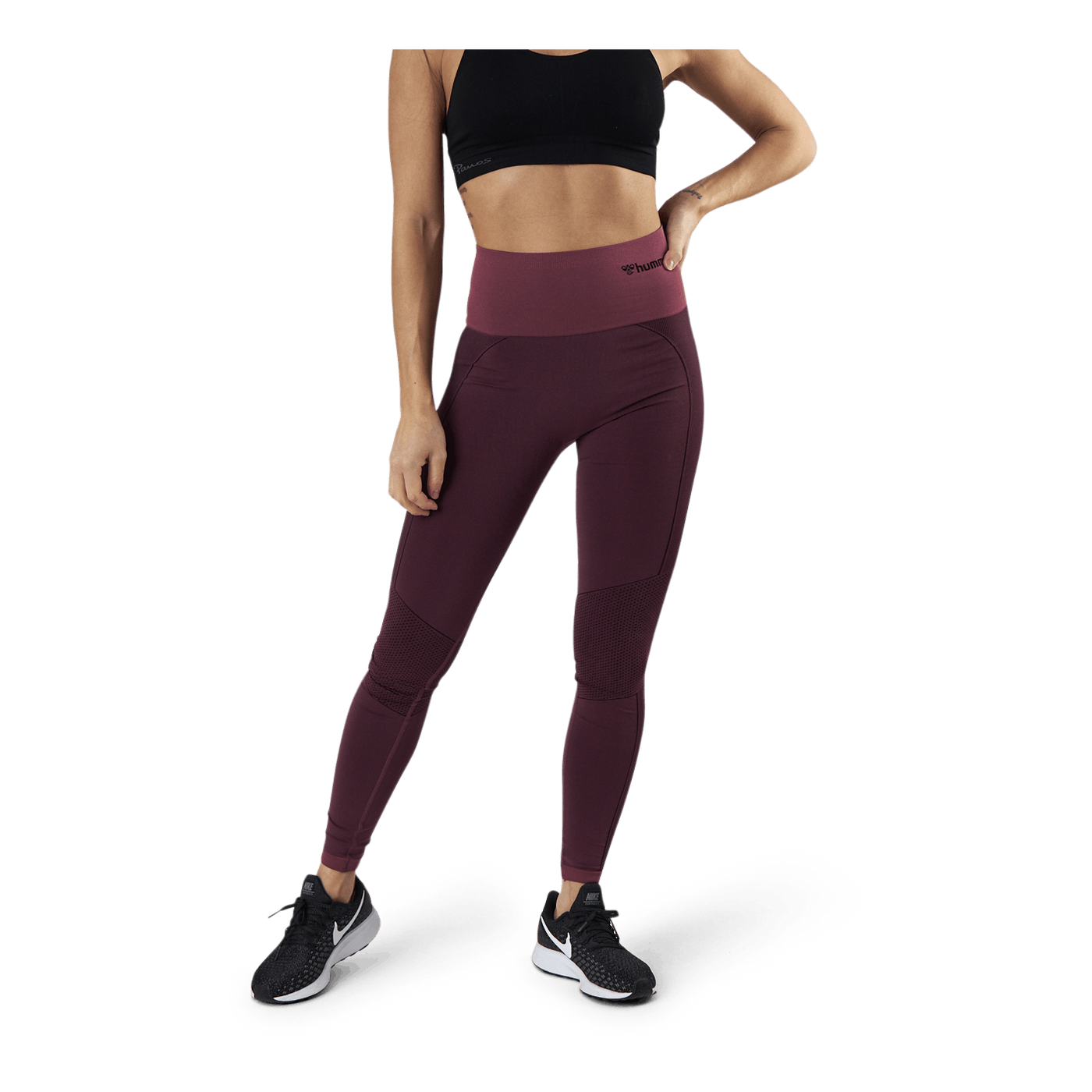 Zona High Waist Seamless Tights Red