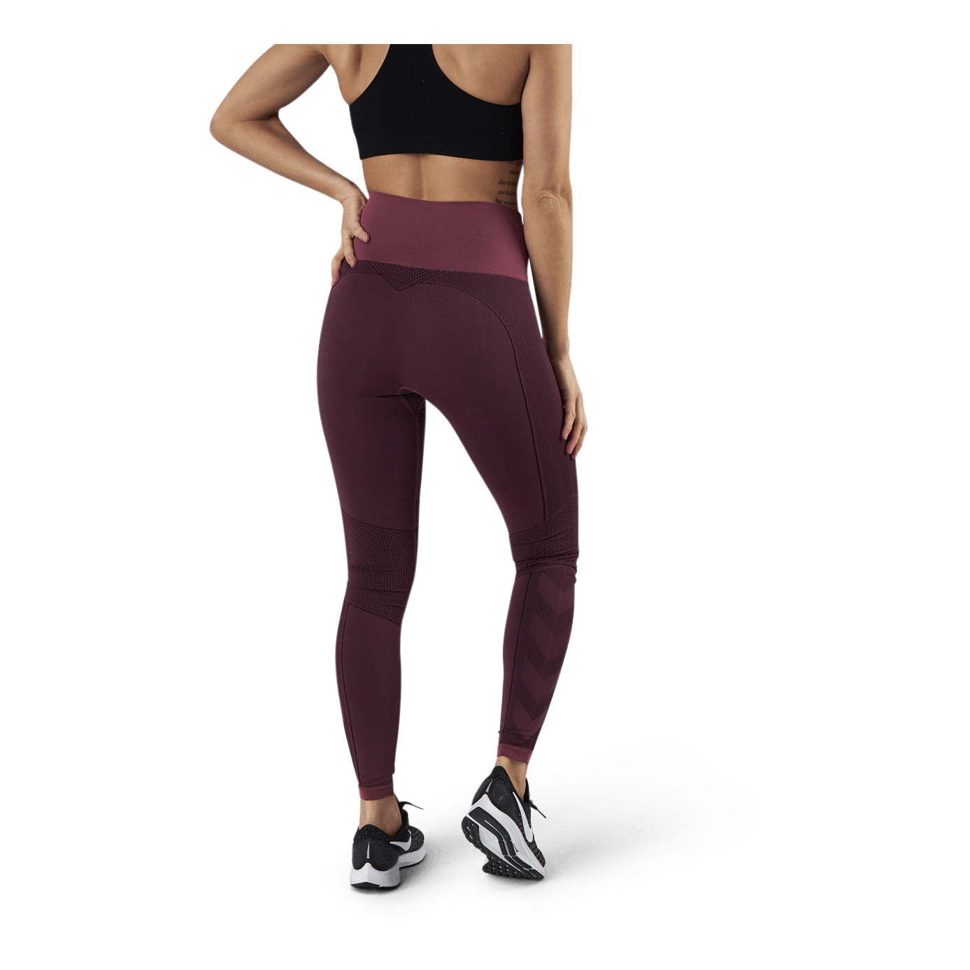 Zona High Waist Seamless Tights Red