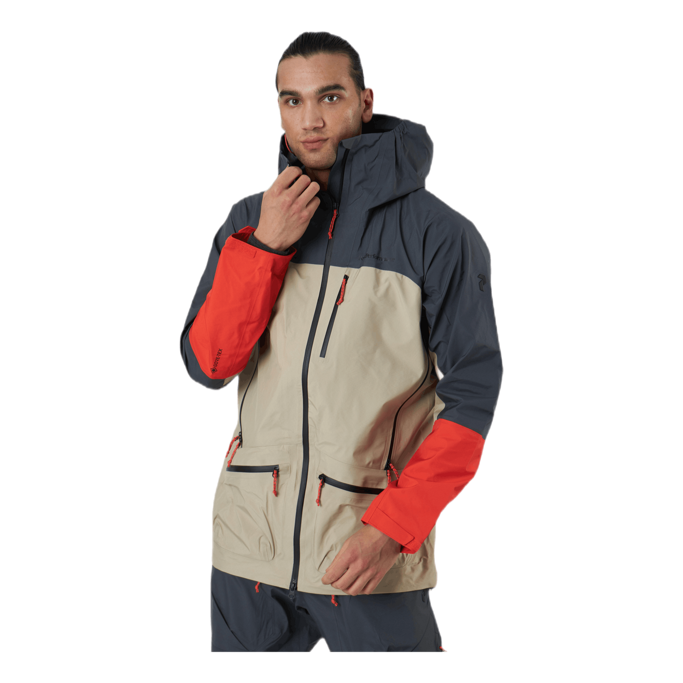 Vislight C Jacket Beige/Red