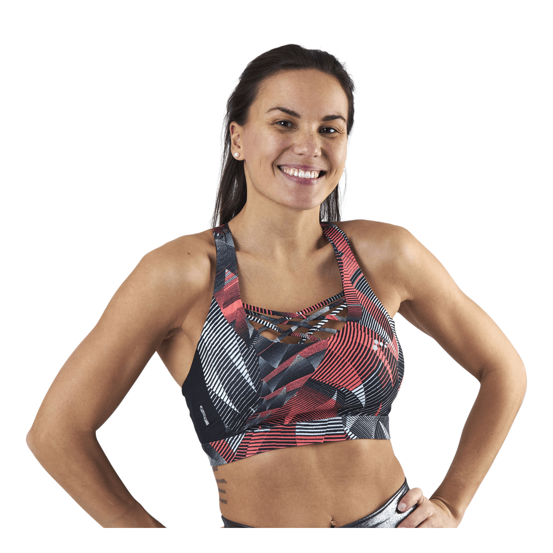 Judie Aop Training Bra Black