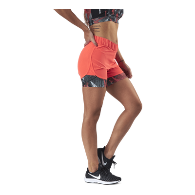 Judie Aop Loose Training Shorts Red