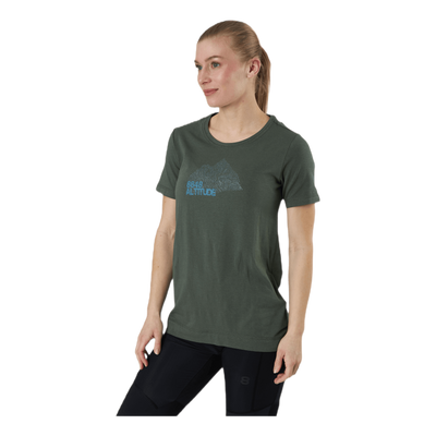 Waterlily Tee Green