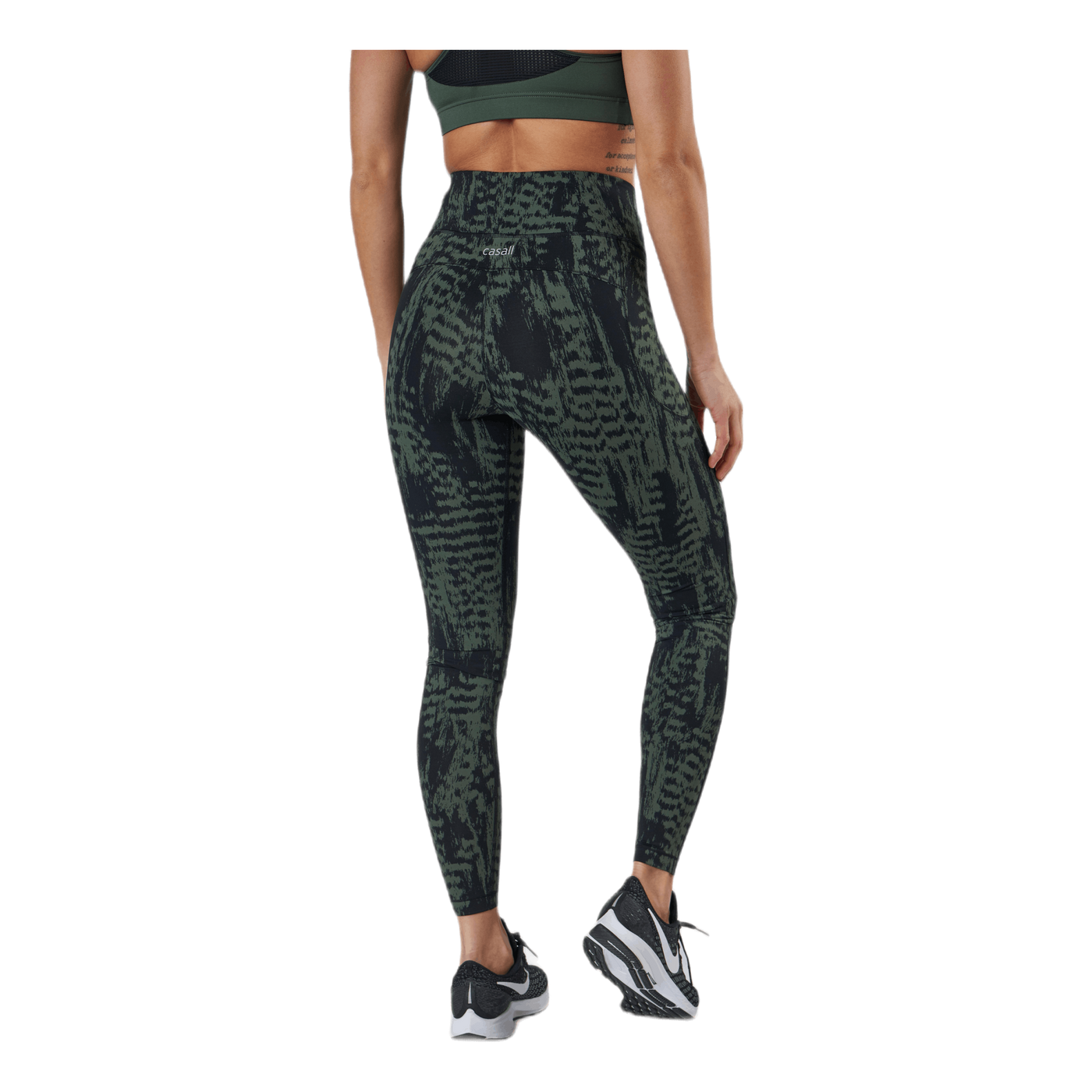 Iconic Printed 7/8 Tights Green
