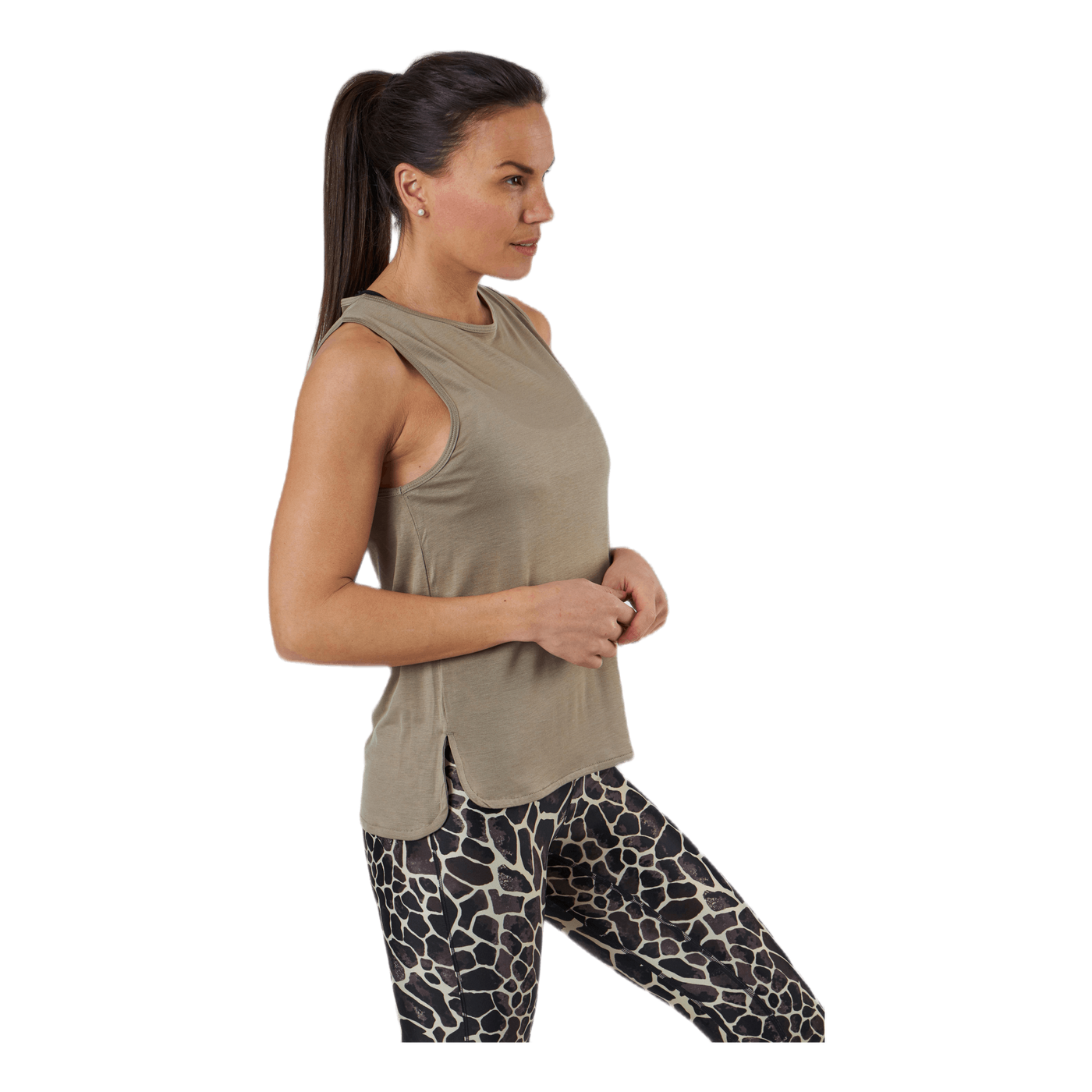 Drapy Muscle Tank Grey