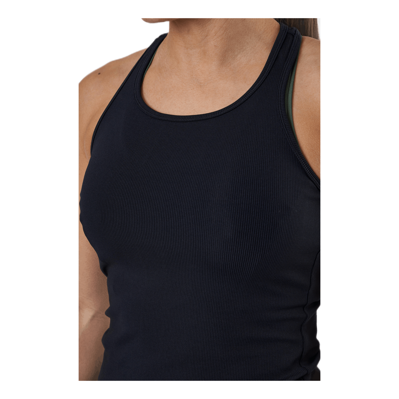 Essential Rib Racerback Black