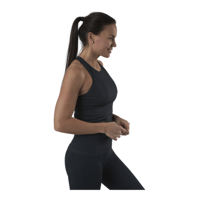 Shiny Alligator Seamless Strap Tank Grey